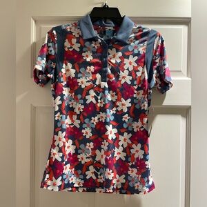 2 for $40 NWT PGA Tour Floral Polo